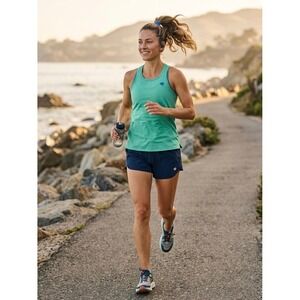 Rabbit EZ Tank Womens XXL Green Heather Running Racerback RW498 Activewear